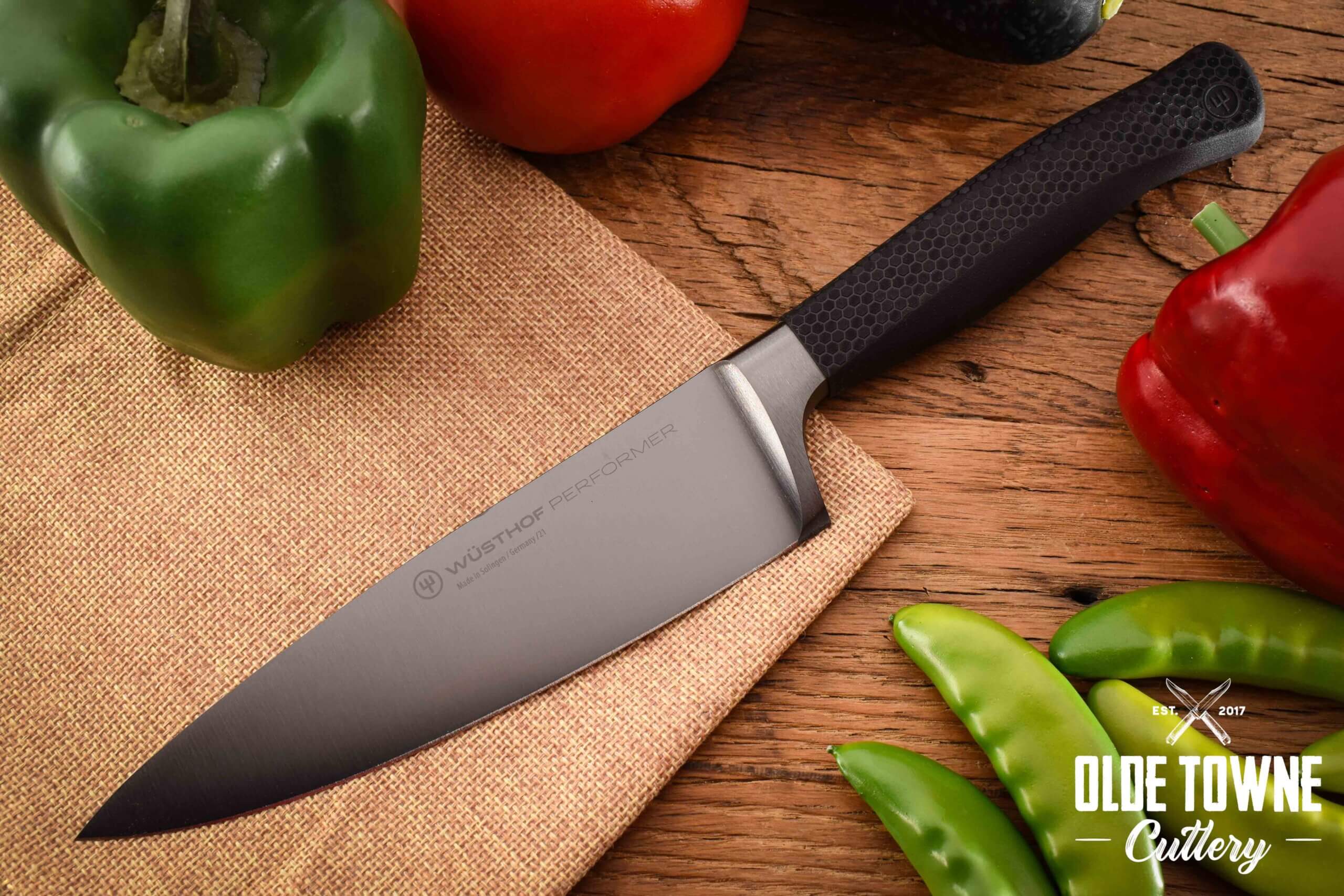 Wusthof Performer 6" chef in black synthetic for sale near me