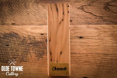 Handle Material Chestnut 1 1/4" x 2" x 6" Block Handle Material Chestnut 1 1/4" x 2" x 6" Block