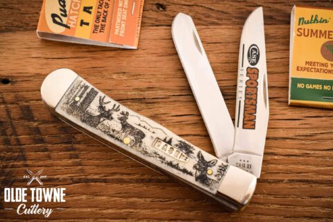 W.R. Case and Sons 81220 Trapper Sportsman Bone