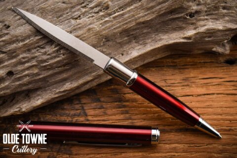 CobraTec RDPK Pen w/Knife in Red CobraTec RDPK Pen w/Knife in Red