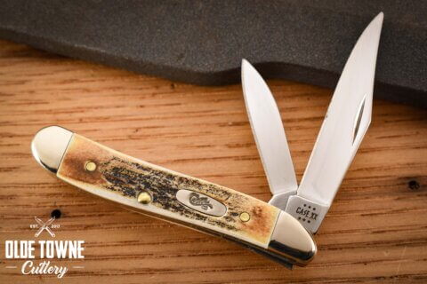W.R. Case and Sons 00048 Peanut Genuine Stag