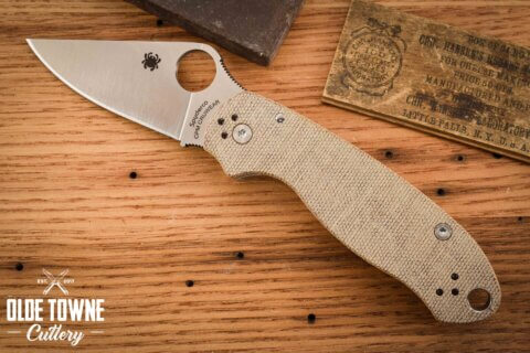 Spyderco C223MPCW Para 3 Brown Micarta Spyderco C223MPCW Para 3 Brown Micarta