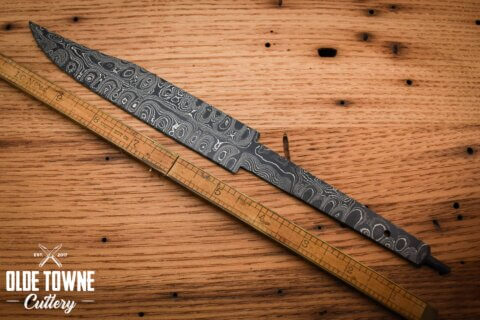 Alabama Damascus American Woodsman Blank DS46