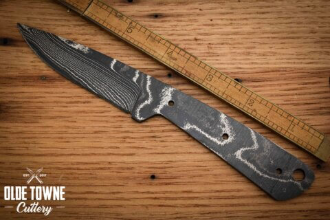 Alabama Damascus Drop Point Blank #24