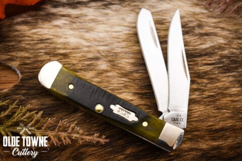 W.R. Case and Sons 39231 Tiny Trapper Olive Bone*