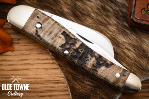 Titusville Cutlery Rooster Comb Lightning Wood 20N Titusville Cutlery Rooster Comb Lightning Wood 20N