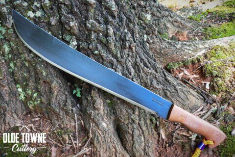 Due South Knives Machete Natural Micarta #1503 Due South Knives Machete Natural Micarta #1503