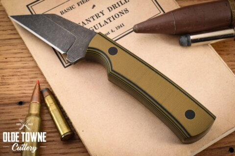 Alfa Knife Battle Buddy Black/Tan G10 #288 Alfa Knife Battle Buddy Black/Tan G10 #288