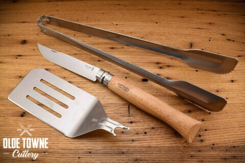 Opinel 002741 3pc Grill Set Beechwood Opinel 002741 3pc Grill Set Beechwood