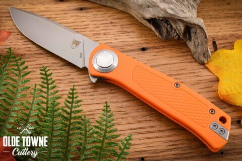 CobraTec EDC Scout Orange Button Lock CobraTec EDC Scout Orange Button Lock