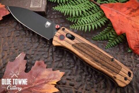 CobraTec Zebrawood Bar Lock Folder CobraTec Zebrawood Bar Lock Folder