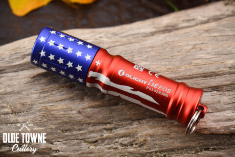 Olight i3E EOS Mono-Output Flashlight Stars and Stripes Olight i3E EOS Mono-Output Flashlight Stars and Stripes