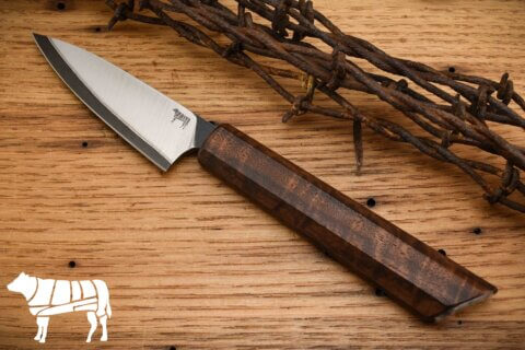 Rowland Cutlery 3" Petty Curly Walnut #626 Rowland Cutlery 3" Petty Curly Walnut #626