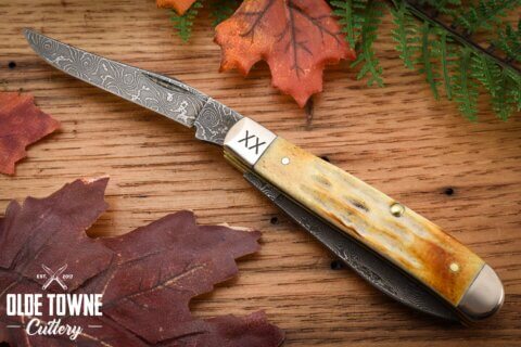 W.R. Case and Sons 27233 Mini Trapper Burnt Bone