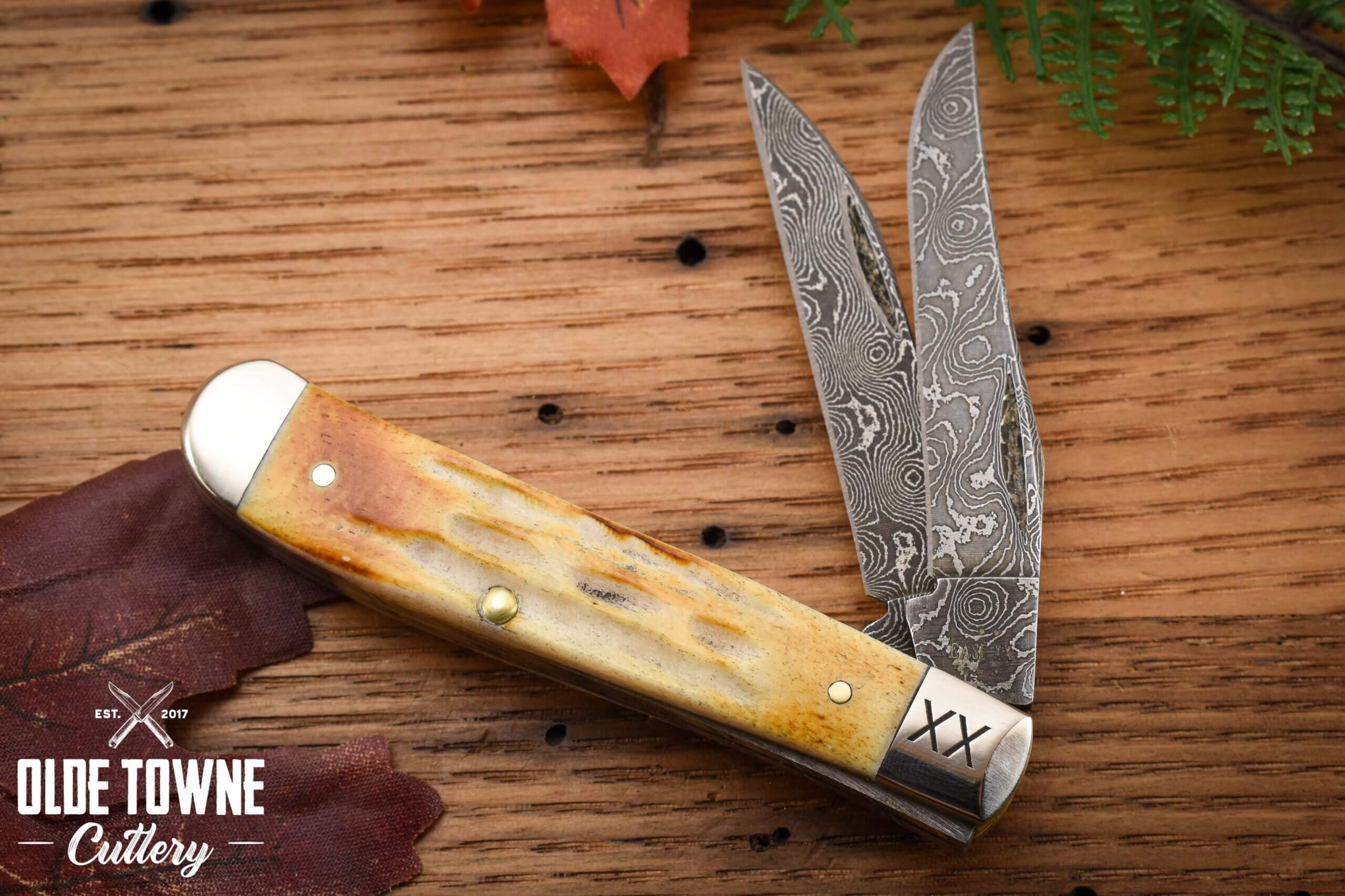 W.R. Case and Sons 27233 Mini Trapper Burnt Bone