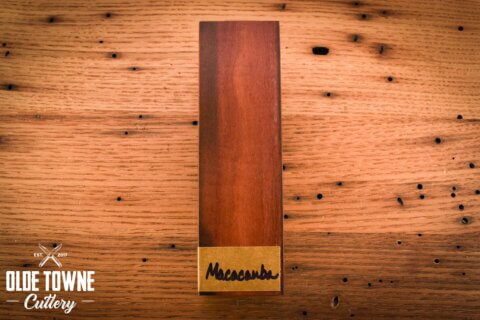 Handle Material Macacauba 1 1/4" x 2" x 6" Block Handle Material Macacauba 1 1/4" x 2" x 6" Block