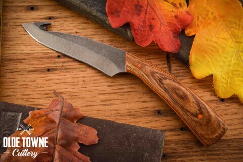Due South Knives Sportsman Gut Hook Libertywood #1716 Due South Knives Sportsman Gut Hook Libertywood #1716