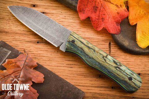 Due South Knives Drop Point Bushcrafter Oak #1720 Due South Knives Drop Point Bushcrafter Oak #1720