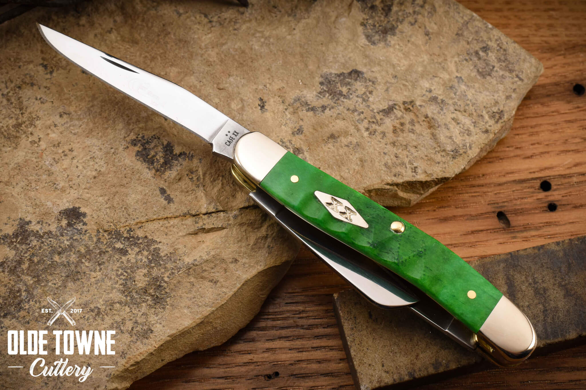 W.R. Case and Sons 81442 Stockman Green Bone* W.R. Case and Sons 81442 Stockman Green Bone*