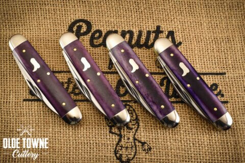 GEC #541225 Jumbo Stockpen Jack Dyed Purple Camel Bone