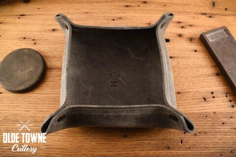 MKM MKMVT1 EDC Valet Tray Grey Leather MKM MKMVT1 EDC Valet Tray Grey Leather