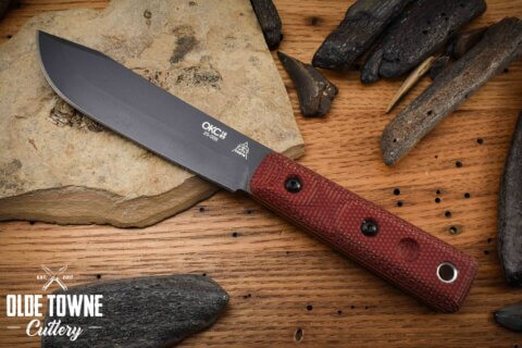 Ontario ON7026B XL Hunter Red Micarta Ontario ON7026B XL Hunter Red Micarta