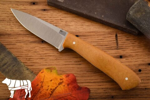 Rowland Cutlery Badger Antique Micarta #476 Rowland Cutlery Badger Antique Micarta #476