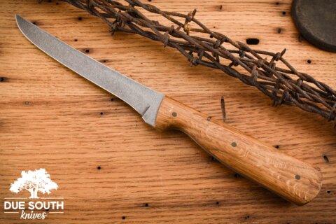Due South Knives 6" Boning White Oak #1761