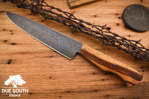 Due South Knives 8" Chef Marblewood #1752