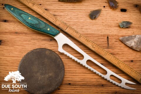 Due South Knives Tomato/Cheese Liberty Wood #1744