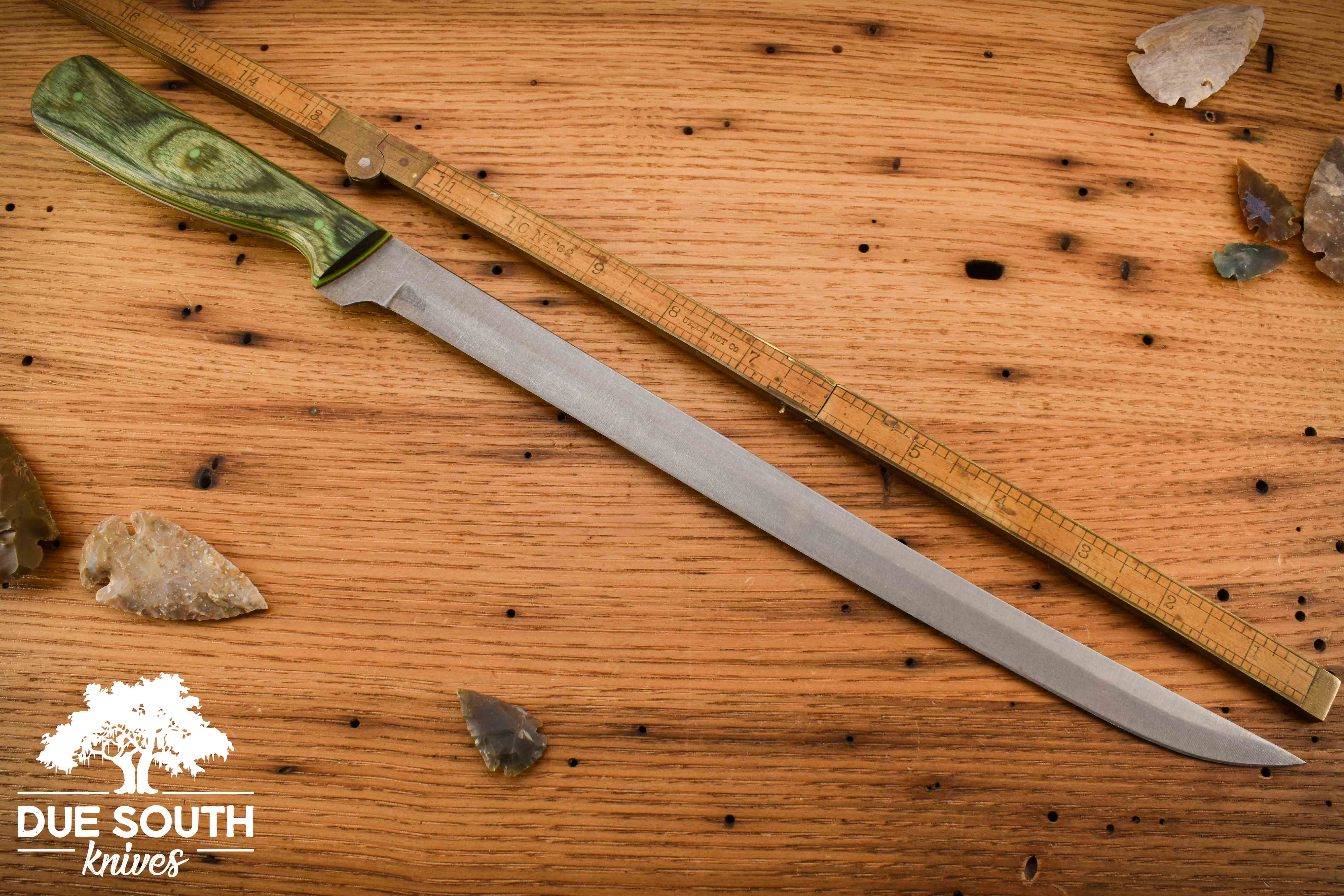 Due South Knives 11" Fillet Olive Liberty Wood #1734 Due South Knives 11" Fillet Olive Liberty Wood #1734
