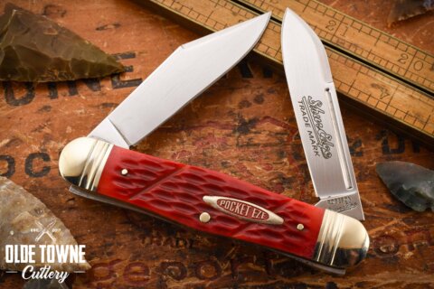 Robeson Cutlery ROB622225 Moose Red Bone Robeson Cutlery ROB622225 Moose Red Bone
