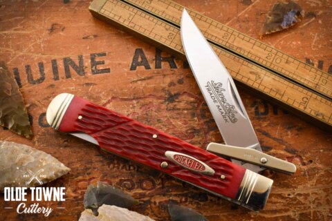 Robeson Cutlery ROB612872 Swing Guard Red Bone Robeson Cutlery ROB612872 Swing Guard Red Bone