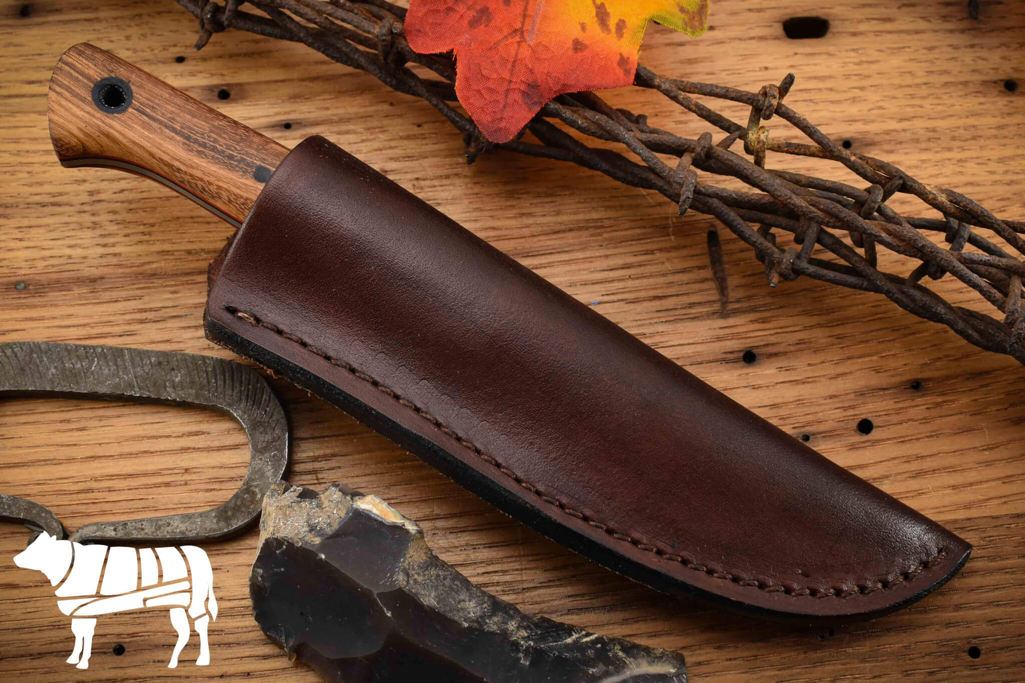 Rowland Cutlery Jackrabbit Jr Tigerwood #768 Rowland Cutlery Jackrabbit Jr Tigerwood #768