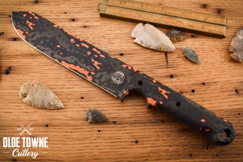 White River FC7 Custom Poison Frog Micarta White River FC7 Custom Poison Frog Micarta