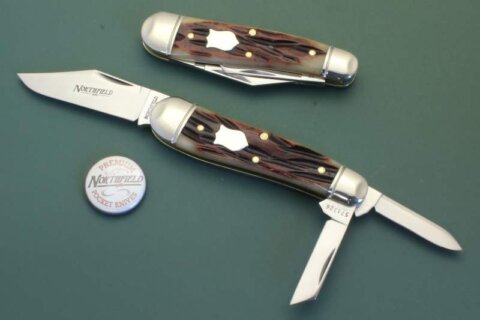 GEC #57 Gepetto Whittler Oxblood Stagcut