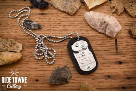 Cordage Making Dog Tag Tool Cordage Making Dog Tag Tool