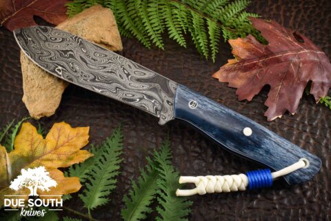 Due South Handmade Knives Kelo Giraffe Bone #1797 Due South Handmade Knives Kelo Giraffe Bone #1797