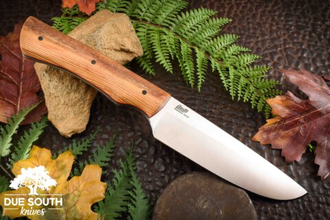 Due South Knives Large Hunter Heart Pine #1774 Due South Knives Large Hunter Heart Pine #1774