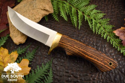 Due South Knives Upswept Hunter Bocote #1775 Due South Knives Upswept Hunter Bocote #1775
