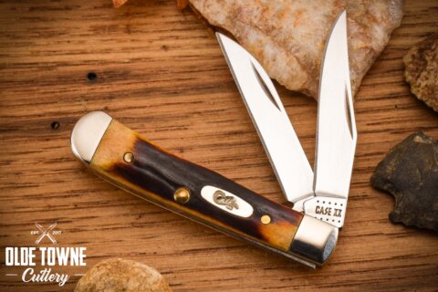 Vintage W.R. Case Tiny Trapper American Deer Stag 60N