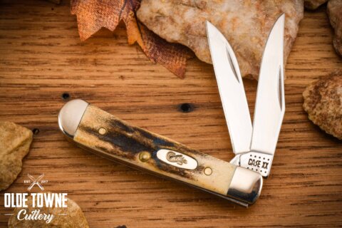 Vintage W.R. Case Tiny Trapper Stag 79N