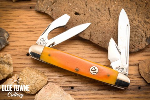 Vintage Colonel Coon Equal End Orange Bone 102N Vintage Colonel Coon Equal End Orange Bone 102N