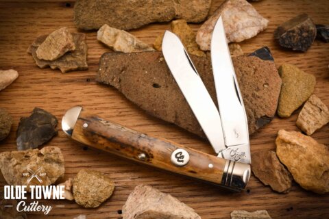 Vintage Colonel Coon Trapper Mammoth Ivory 105N Vintage Colonel Coon Trapper Mammoth Ivory 105N