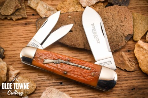 Vintage Winchester Whittler Amber Bone 121N Vintage Winchester Whittler Amber Bone 121N