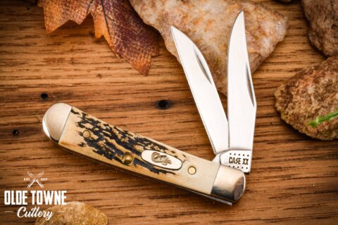 Vintage W.R. Case Tiny Trapper Red Stag 53N