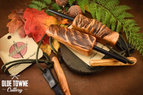 Fatwood Fire Steels 3/8" Character Handle Fatwood Fire Steels 3/8" Character Handle
