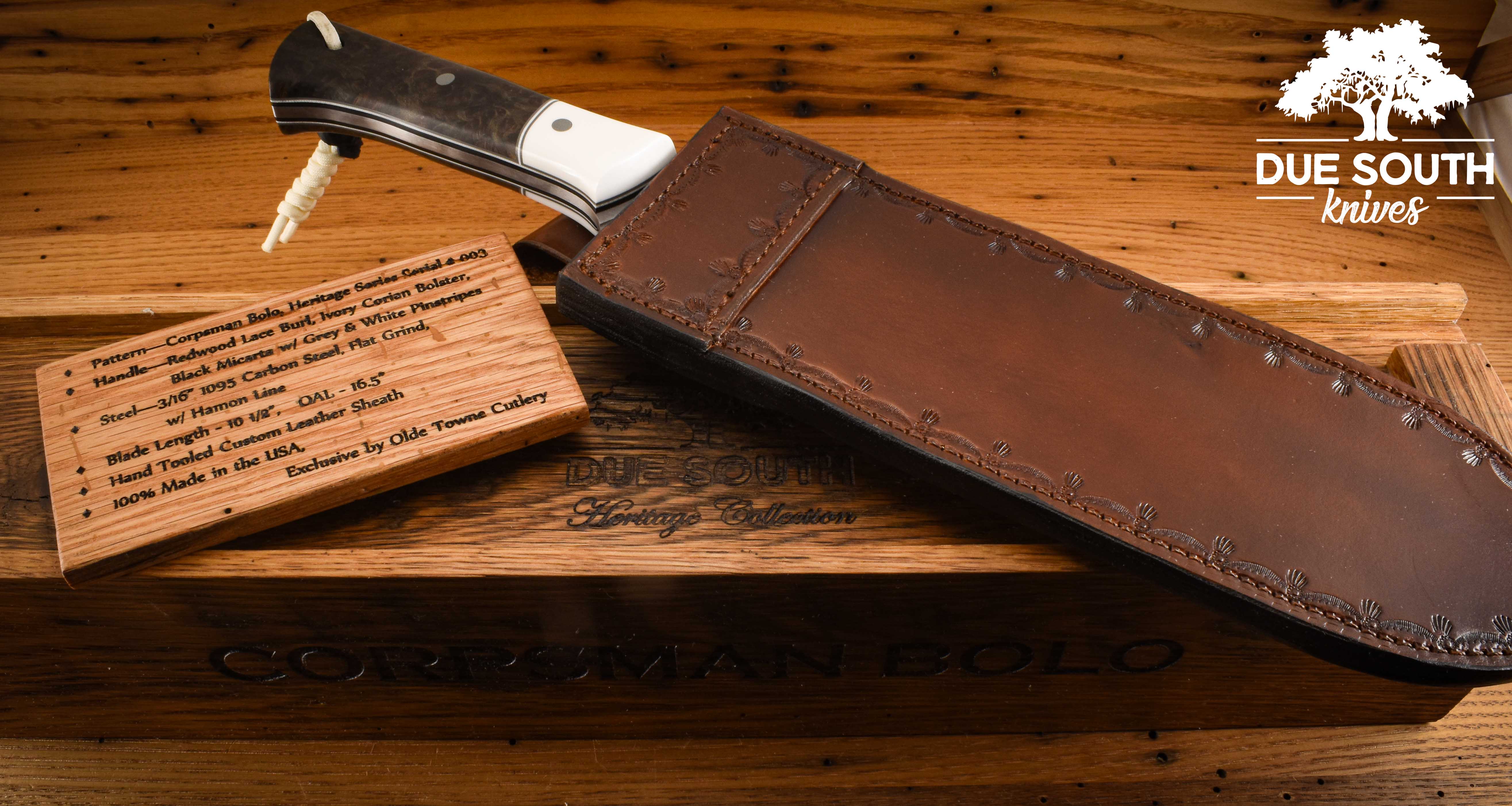 Due South Heritage Collection Corpsman Bolo #003 Due South Heritage Collection Corpsman Bolo #003