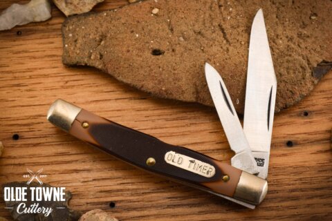 Vintage Schrade Old Timer Sawcut Delrin 133N